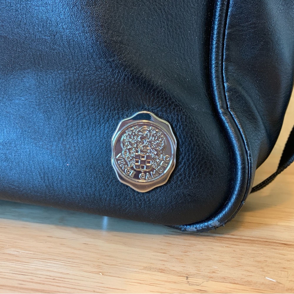 Vince Camuto - weekender overnight bag - chevron faux cow hide leather - Picture 5 of 13